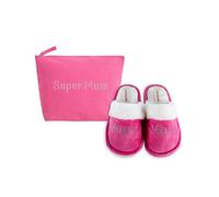 Varsany Collection Fête des Mères - Sac à chaussons décoré avec strass confortables et parfaits pour maman Taille unique universelle, rose, Taille unique