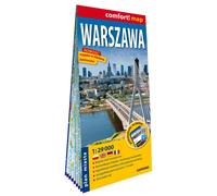 Varsovie 1/29.000 (carte grand format laminée - plan de ville). Warsaw. Warszawa - Echelle 1/29.000 - Collectif - Expressmap - Atlas / carte