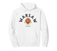 Varsovie Pologne, Cadeau de Varsovie, Carte de la Pologne de Varsovie, Varsovie Sweat à Capuche