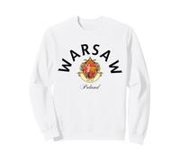 Varsovie Pologne, Cadeau de Varsovie, Carte de la Pologne de Varsovie, Varsovie Sweatshirt