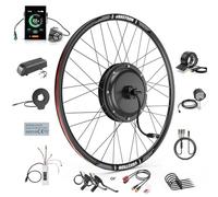 Varstrom 48V 1000W Kit Conversion Ebike 27,5 Pouces Moteur Moyeu Arrière avec Contrôleur & Affichage DPC18 - Kit Conversion Vélo Électrique Cassette Frein à Disque MTB CTB