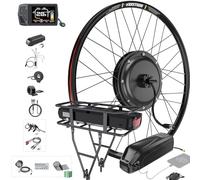 Varstrom 48V 1000W Kit De Conversion pour Vélo Électrique, Moteur à Moyeu Arrière pour Roues De 26", 27,5", 28", 29" Et 700C, avec Batterie pour Vélo Électrique et Écran Optionnel, Kit De Conversion