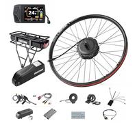 Varstrom 48V 125EVH-5OOW 125XVH-75OW Kit de Conversion E-Bike- Moteur Moyeu Arrière 448 TR/Min avec Contrôleur Amélioré, Écran et Batterie Optionnelle - Kit Vélo Électrique pour Ville