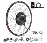 Varstrom 48V 1500W E-Bike Umrüstsatz, 26" Heckmotor Hinterradnabenmotor E-Bike Umrüstsatz mit Controller & DZ40 Display, Für Kassette Scheibenbremse MTB CTB