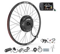 Varstrom 48V 1500W E-Bike Umrüstsatz, 27,5" Heckmotor Hinterradnabenmotor E-Bike Umrüstsatz mit Controller & EKD01 Display, Für Kassette Scheibenbremse MTB CTB