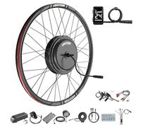 Varstrom 48V1000W Kit Conversion Vélo Électrique Moteur Moyeu Avant, Kit Ebike 1000W 26", Moteur sans Balais sans Engrenage avec DZ40 Affichage pour Freins à Disque MTB CTB