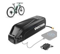Varstrom Batterie au lithium 48 V 13 Ah avec chargeur pour vélo électrique, tube inférieur Shark Battery pour moteur central Bafang BBS02B 250 W 350 W 500 W 750 W 1000 W Kit de conversion Ebike