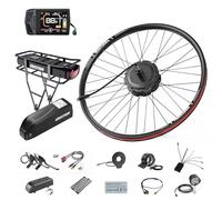 Varstrom Kit de Conversion E-Bike 500W/750W - Moteur de Moyeu Arrière 48 V 448 TR/Min avec Contrôleur Amélioré, Écran, Capteur Pas et Batterie Optionnelle - Kit Vélo Électrique pour Ville et Montagne