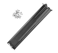 Varstrom Rayons de vélo en acier inoxydable, rayons de vélo 13G 235 mm avec capuchon en cuivre, 18 pièces pour VTT de 27,5"/28"/29"/700C, vélo de ville, vélo de route, jantes de vélo et kit de moteur