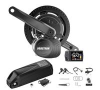 Varstrom Tong-Sheng TSDZ2B 36V 250W 2024 Version Moteur Central Kit, EKD01 Multi-Langague Affichage avec 36V24Ah Batterie de Tube de Descente Capteur de Couple de Conversion de Vélos Électrique