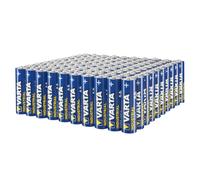 Varta 04006211991 Industrial Lot de 100 Piles alcalines AA LR6 Noir