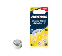 Varta 04610-945-416 Pile Bouton Zinc-Air PR70 1.45V 105mAh, Dimensions 5.8x3.5mm, Conditionnement Blister 6 Unités