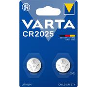Varta Pile bouton CR2025 Lithium 3V – 2 piles