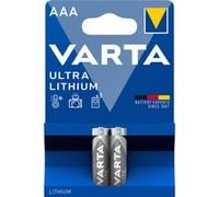 Pile LR3 (AAA) lithium Varta LITHIUM AAA Bli 2 1100 mAh 1.5 V 2 pc(s)
