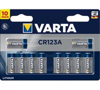 Varta - lithium Cylindr. CR123A Bli10 Pile photo CR-123A lithium 1430 mAh 3 v 10 pc(s) Q405692