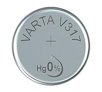 VARTA 14501317 - Pile Bouton V317 de 1,5 V, capacité 8 mAh, système Chimique oxyde d'argent, pour appareils électroniques Quotidiens pour Assurer Une Alimentation optimale en énergie