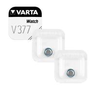 Varta 2 piles bouton V377 (SR66) 1,55V