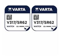 Varta 2 Piles oxyde argent V317 SR62 SR516SW 317 1,55V ( Accessoire alimentation ) -