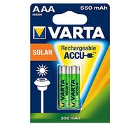 Varta RECH.AC.Solar AAA550mAh BLI2 Pile rechargeable LR3 (AAA) NiMH 550 mAh 1.2 V 2 pc(s)