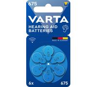 Pile bouton VARTA pour appareils auditifs "Hearing Aid Batteries" 675 6 pièces