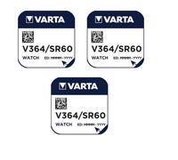 Varta 3 Piles oxyde argent V364 SR621 SR621SW 364 1,55V ( Accessoire alimentation ) -