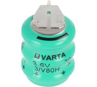 Varta 3/V80H Colonne 3,6 Volt 70mAh avec contact 1 Print sur +/- 3/V65HT