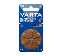 Varta Hearing Aid Batteries 312 Bli 6 Pile bouton ZA 312 zinc-air 1.4 V 6 pc(s)