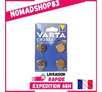 VARTA 4 Piles bouton CR2032 Lithium 3 V