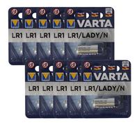 Varta 4001 High Energy LR1, 522, N, AM5 Paquet de 10 piles