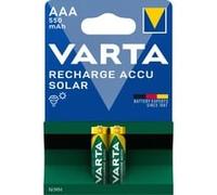 Varta RECH.AC.Solar AAA550mAh BLI2 Pile rechargeable LR3 (AAA) NiMH 550 mAh 1.2 V 2 pc(s)