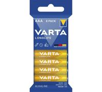 Varta 4103, Alkali, Zylindrische, 1.5 V, 44.5 mm, 10.5 mm, 11 g, 8 Stück