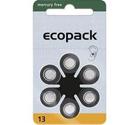 Varta 4606 Lot de 6 Piles pour appareils auditifs Orange