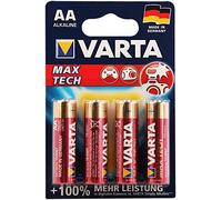 Varta Batterie alcaline 4706 Max Tech (D 2B) – AA (LR6/Mignon) 1,5 V