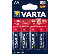 Blister de 4 piles LONGLIFE Max Power LR06 AA 1,5V - VARTA - 4706110404