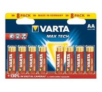 VARTA - 4706101418 - MAX TECH PILES ALCALINES AA - L406 - X 8