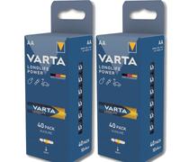 Varta 4906 Longlife Power AA LR 6/Mignon Alkaline Piles 2 X 40 Boîte