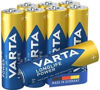 6+2 Piles Alcalines AA / LR6 Varta LongLife Power