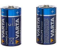 Lot de 2 piles alcaline VARTA Longlife Power C/LR14