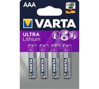 Varta 4x AAA Lithium Batterie à usage unique