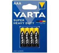 VARTA 4X Pile 4 En Paquet AAA LR03 Caméra Jouet Télécommande Set 1,5V R03