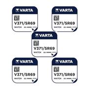Varta 5 Piles oxyde argent V371 SR69 371 1,55V Argent
