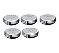 Varta 5 Piles oxyde argent V377 SR626SW SR66 377 1,55V Argent G
