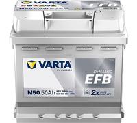 VARTA 550500055K262 Dynamic EFB Batterie de Démarrage 12V 50Ah 550A EN pour VW
