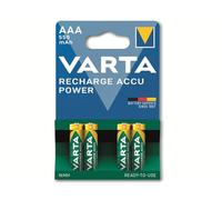 Varta Batterie rechargeable Ready2Use HR03 (AAA) Hybride NiMH – Lot de 4