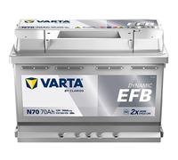 VARTA 570500076K262 Dynamic EFB Batterie de Démarrage 12V 70Ah 760A EN