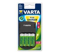 Varta - 57667101451 - Chargeur Plug + 4 AA 2100 R2U