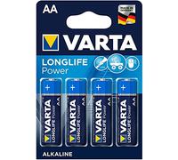 Varta 5919211 Pack de 4 Batterie pour Appareil Besoin électrique élevé et Flexible 1.5 V Bleu