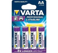 Varta Batterie Professional Lithium 4 x type AA Li 2900 mAh