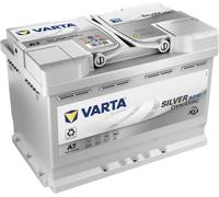 VARTA A7 Silver Dynamic AGM 12V 70Ah 760A Batterie de voiture Start-Stop 570 901 076 incl. 7,50 € de consigne