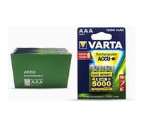 Varta Accu rechargeable AAA 12570310 1,2 V 1000 mAh – lot de 10x4